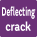 Anti-crack while deflecting