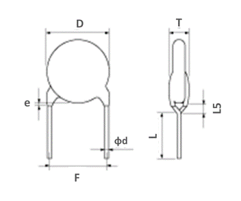 DE1E3KX222MB4BN01F|セラミックコンデンサ(リード)|セラミック