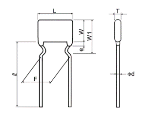 構造医学リダクター RCER71H104K0K1H03B|セラミックコンデンサ(リード)|セラミック