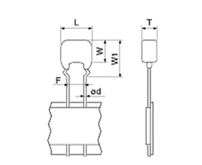 RDER71H104K0S1H03A|セラミックコンデンサ(リード)|セラミック