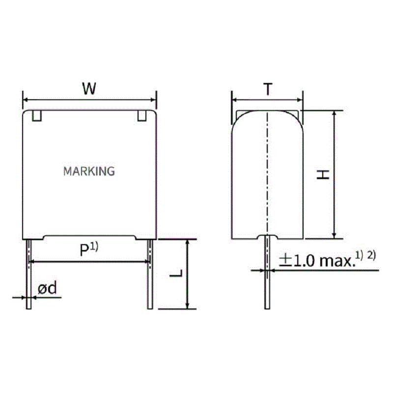 FHA85Y206KS018A|高耐熱フィルムコンデンサ|コンデンサ|村田製作所