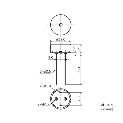 PKM13EPYH4000-A0|圧電サウンダ/ブザー|発音部品(ブザー)|村田製作所